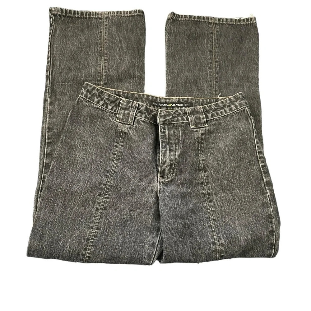 DKNY women's bootcut black jeans size 6